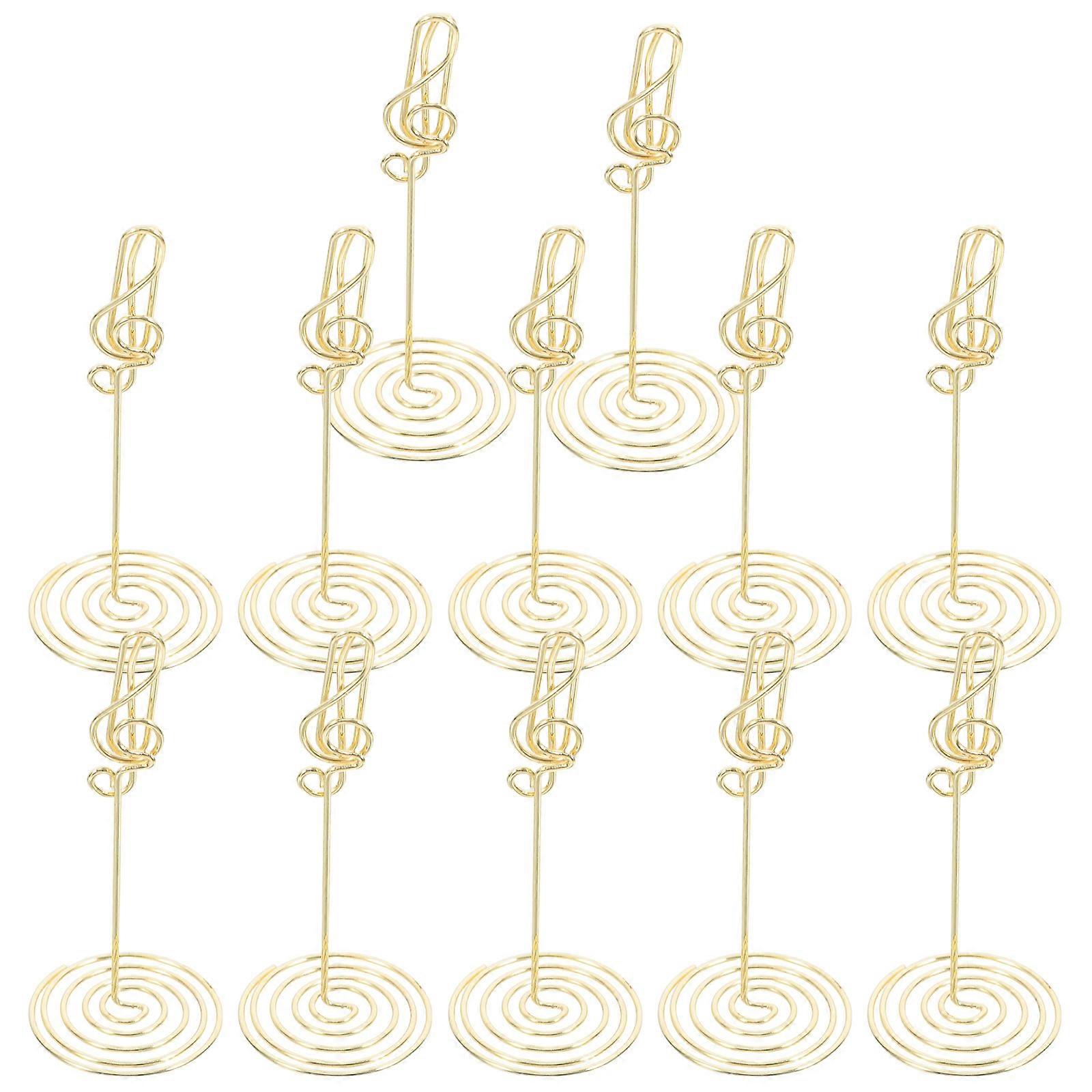 Creative Desk Card Holder with for Memo Clips 12Pcs