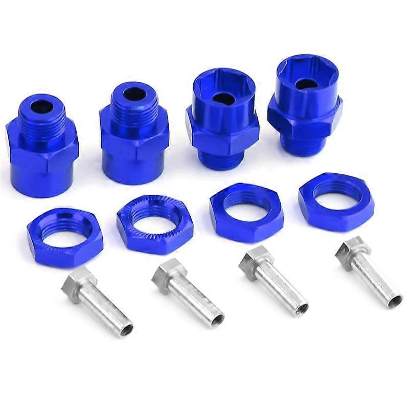 Hex Hubs Adapter Extension Conversion Nuts for 1/10 RC Car,Blue