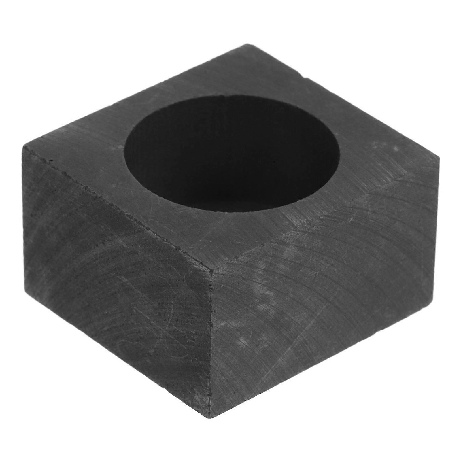 4Pcs Circular Graphite Mold for Metal Casting with Melting Mold 2.8ml Capacity