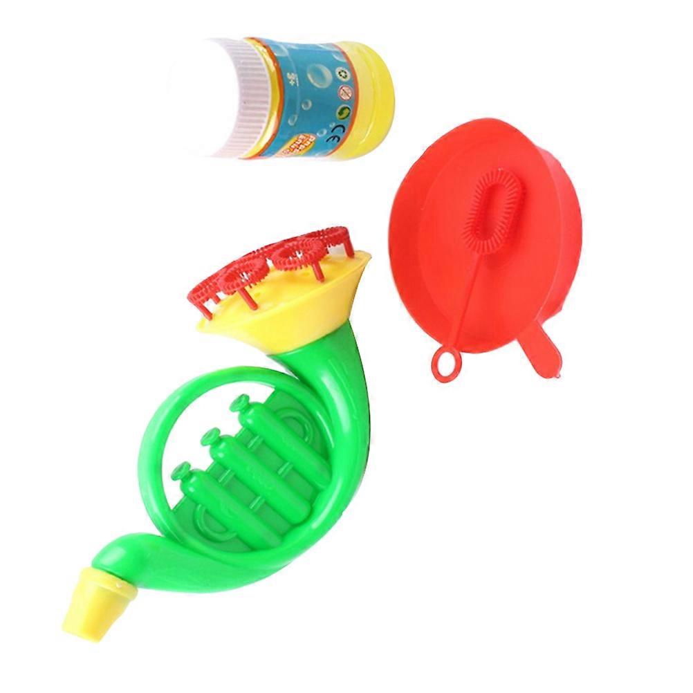 Children Bubble Maker Trumpet Bubble Blower Toy Multi-Head 8Sets for Playing