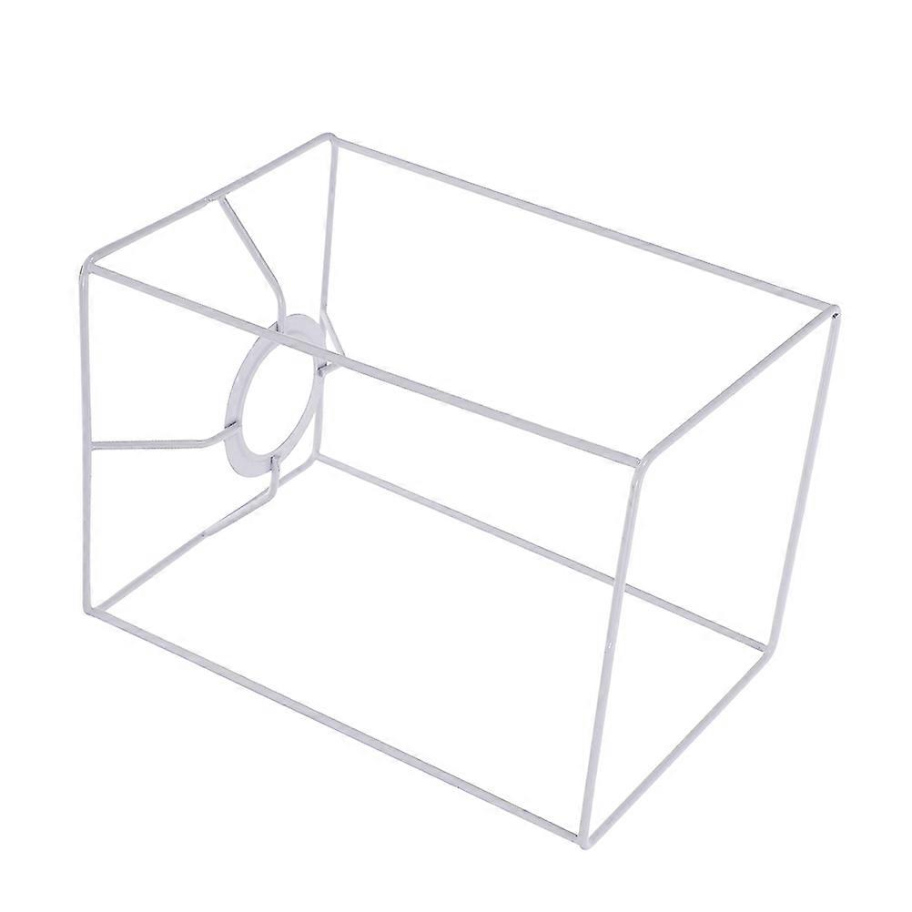 DIY Table Lamp Shades Holder Frame 3Pcs Rustic Home Decor Accessories Versatile Application White Iron