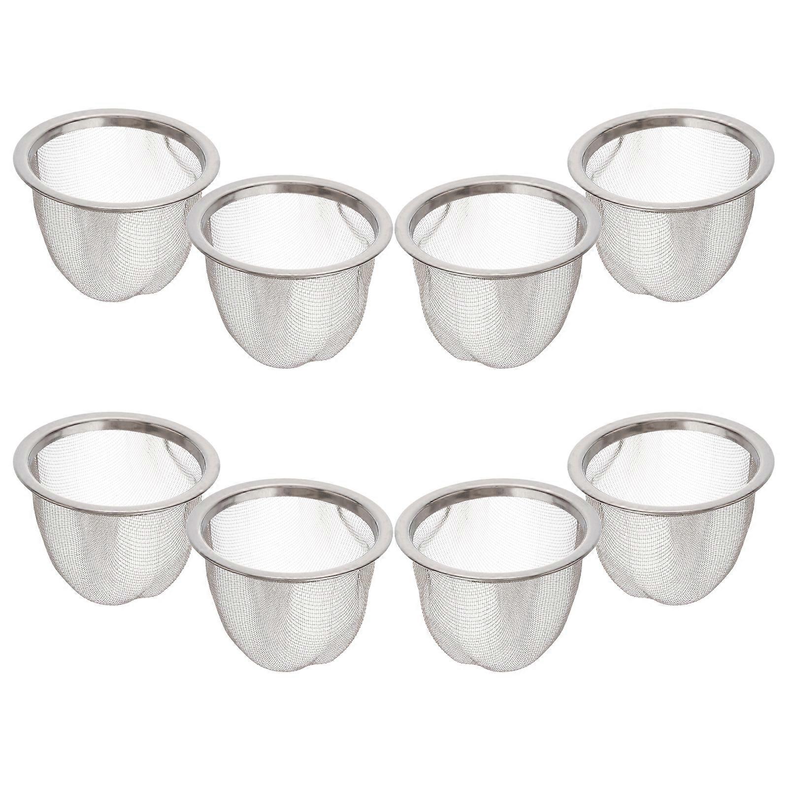 Sturdy Tea Filter Herb Filtering Tea Preparation 6.5Cm Height Modern Style 80 Pcs