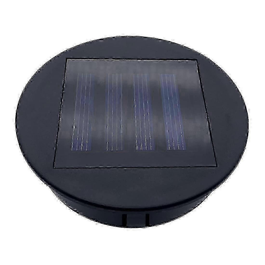 2025 2 Pack Solar Lights Replacement Top for Lanterns, Waterproof Round Solar Lanterns Replacement Access