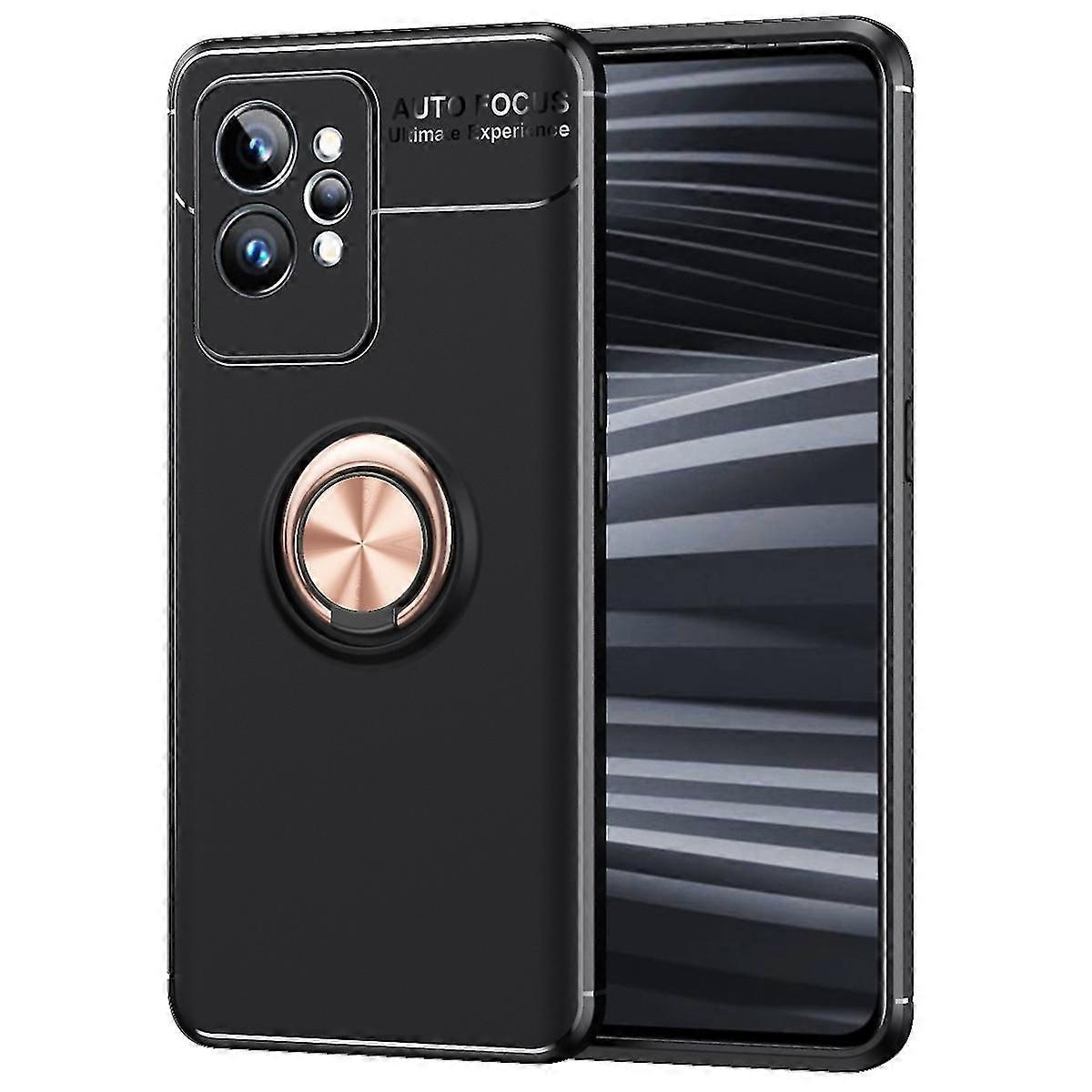 Para Realme Gt2 Pro Ring Kickstand Design Capa protetora flexível para Tpu Case para celular