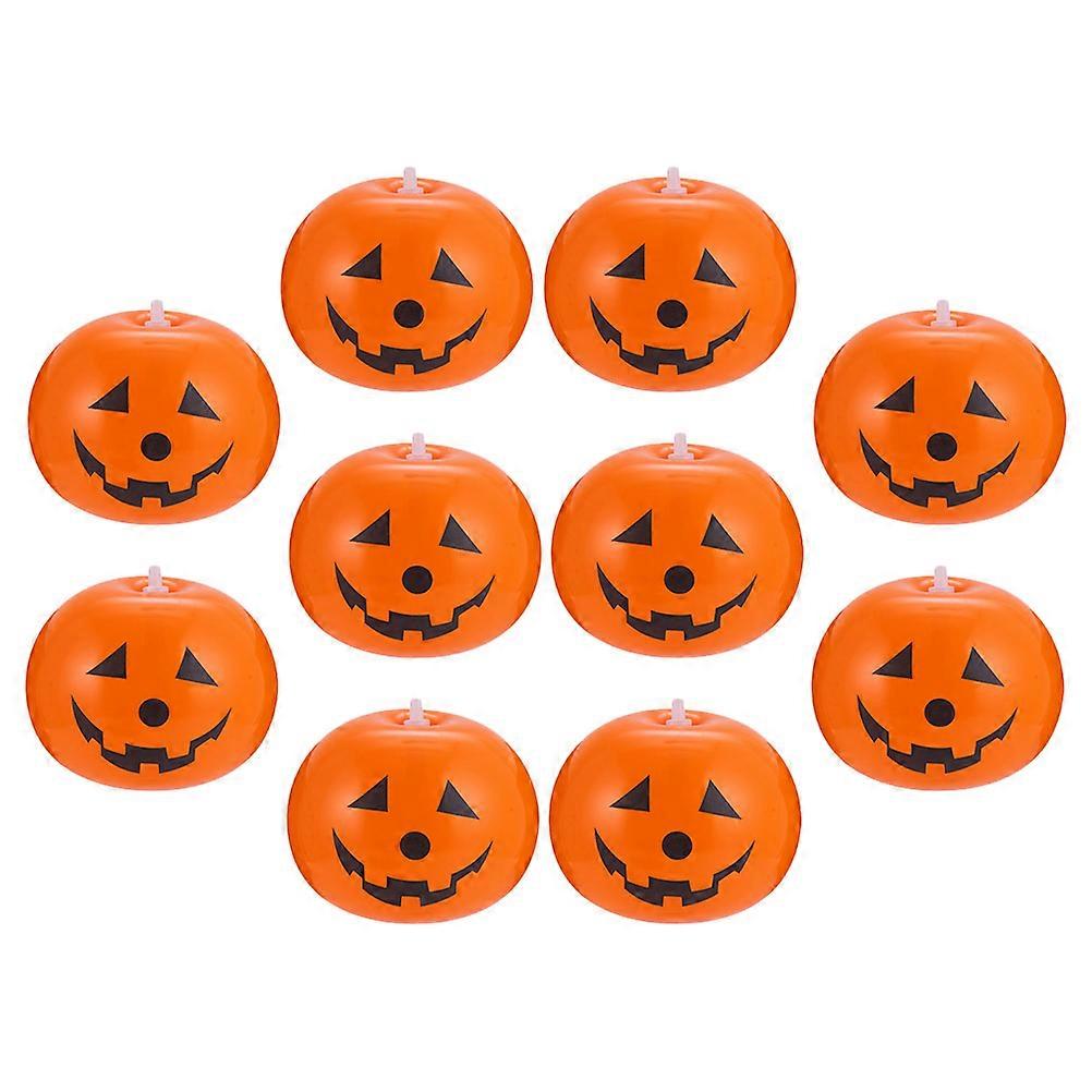 Decorative Halloween Pumpkin Balloons with Light Design 20Pcs Pack
