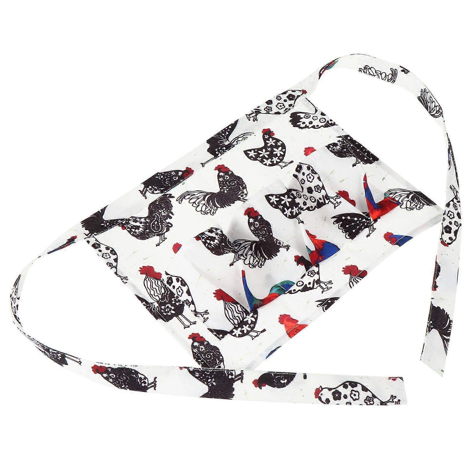 Multi Color Egg Gathering Apron Suitable For Adults And Children In Kitchen And Farm 2Pcs Storage Feature