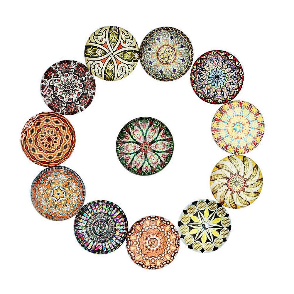 Creative Glass Patch for DIY Jewelry Making with 20Pcs Multi Color