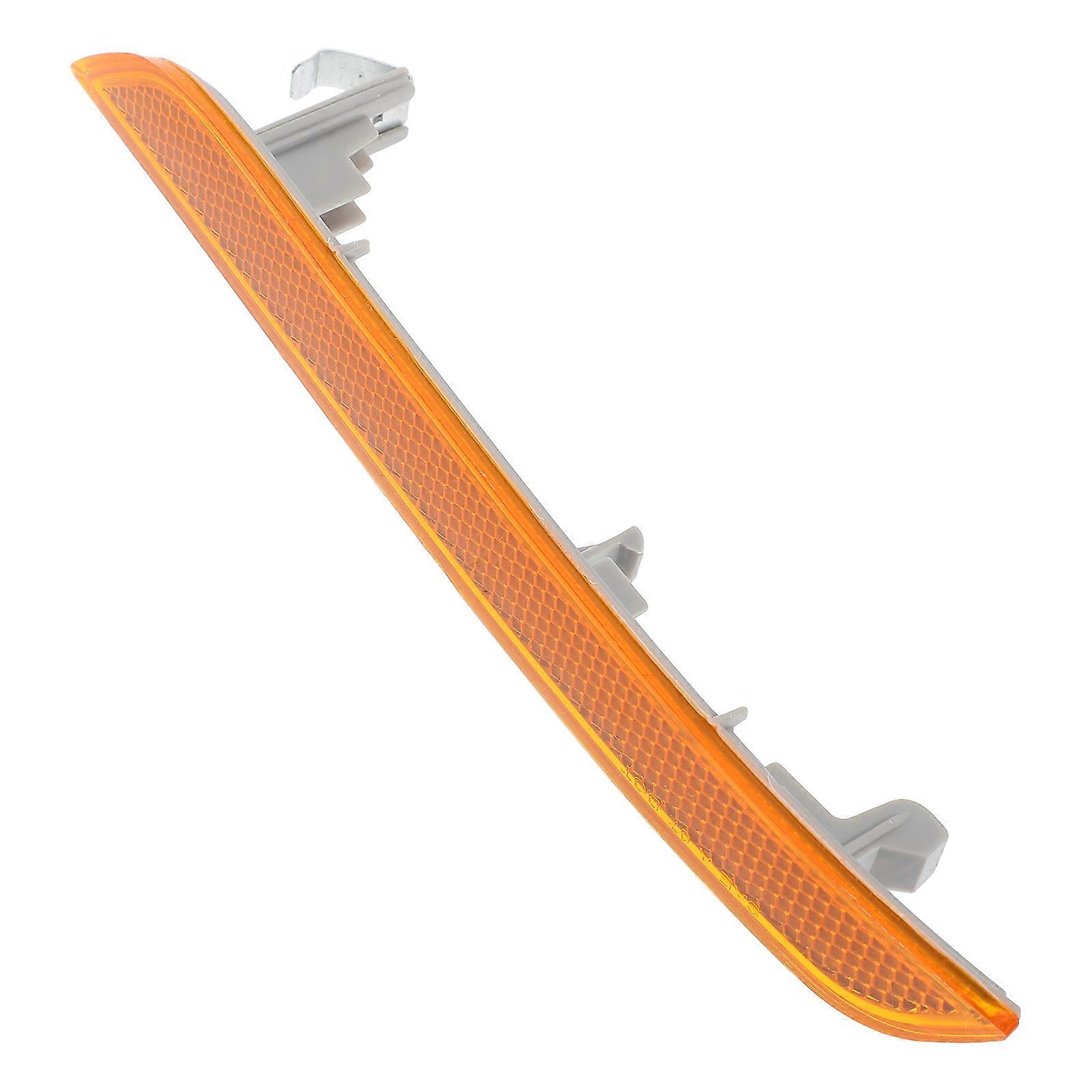 Front Bumper Reflector Lamps for Car Use 5Pcs Durable Orange Plastic