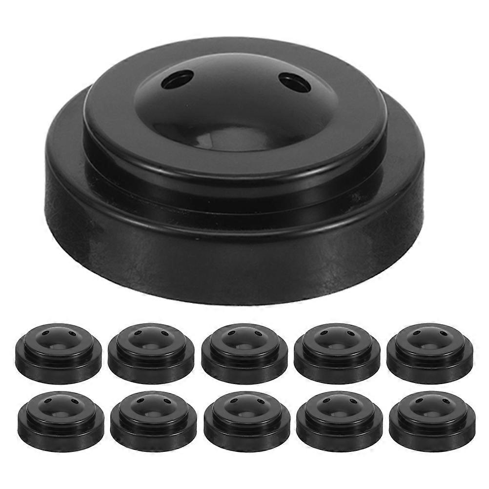 Flagpole Base Desktop Flag Holder for Holding 24Pcs Black Plastic