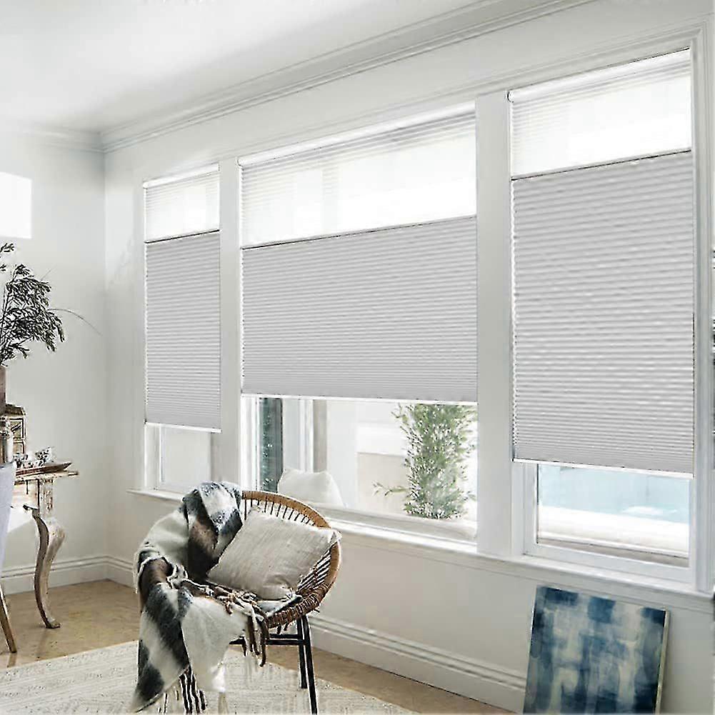 Manual Cordless Day and Night Cellular Shades Full Blackout Fabric Window Shades