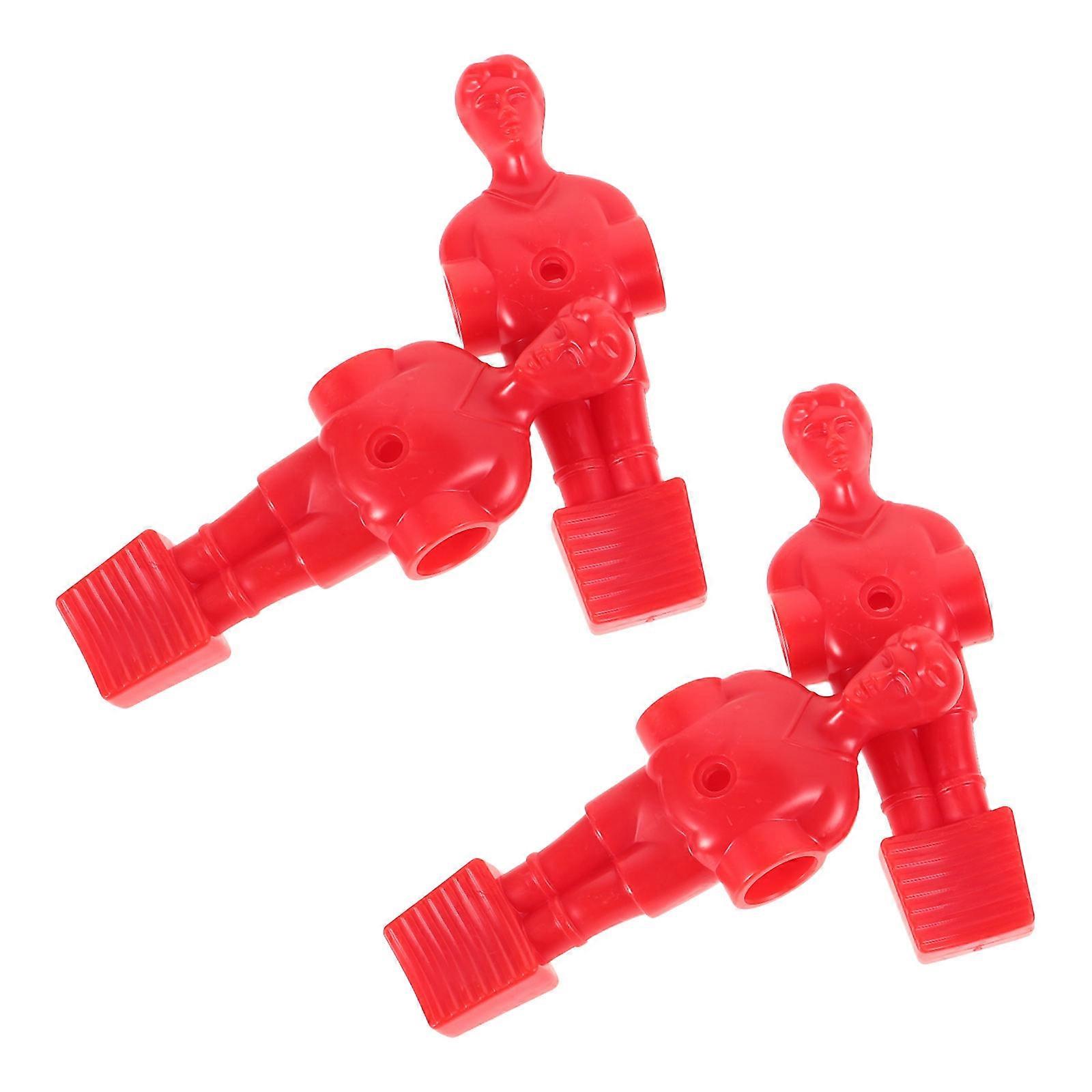 Foosball Table Accessories Red Foosball Men Replacement for 8Pcs Use