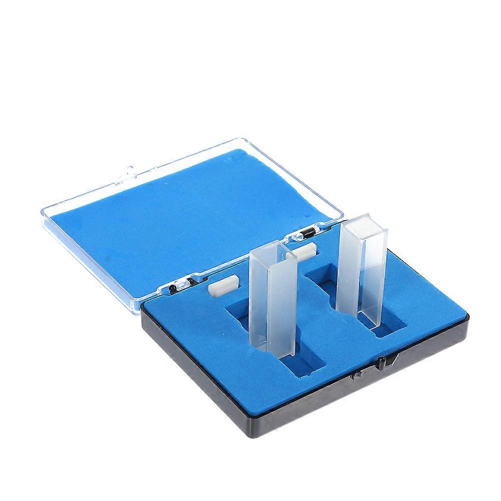 Quartz Cuvette Plastic Material for Laboratory Accurate Reading 4Pcs