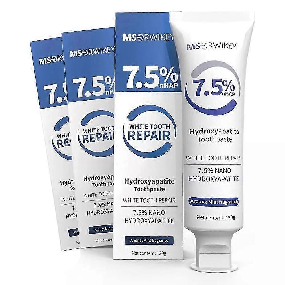 New 7.5% Hydroxyapatite Toothpaste for Enamel Protection Fresh Breath