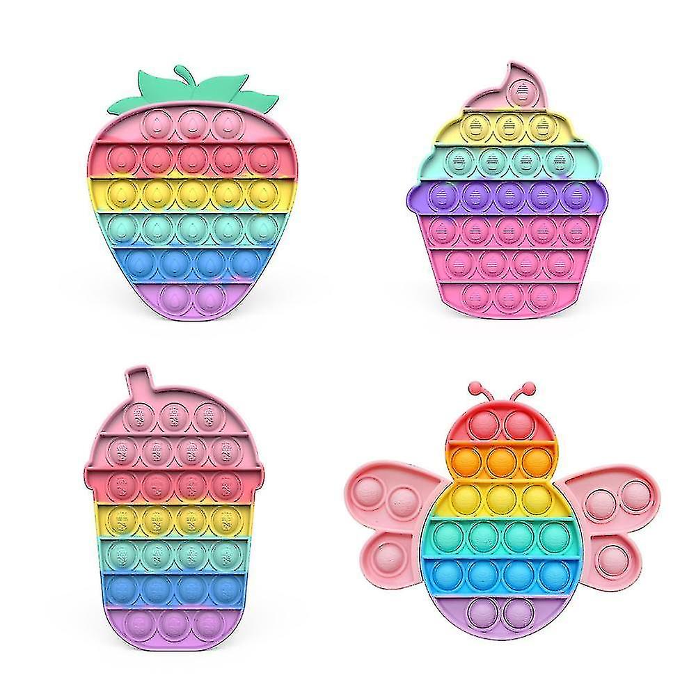 Bouncy Balls 4 Packs Pop Fidget Sensory Toys Pressure Relieving Toys P10