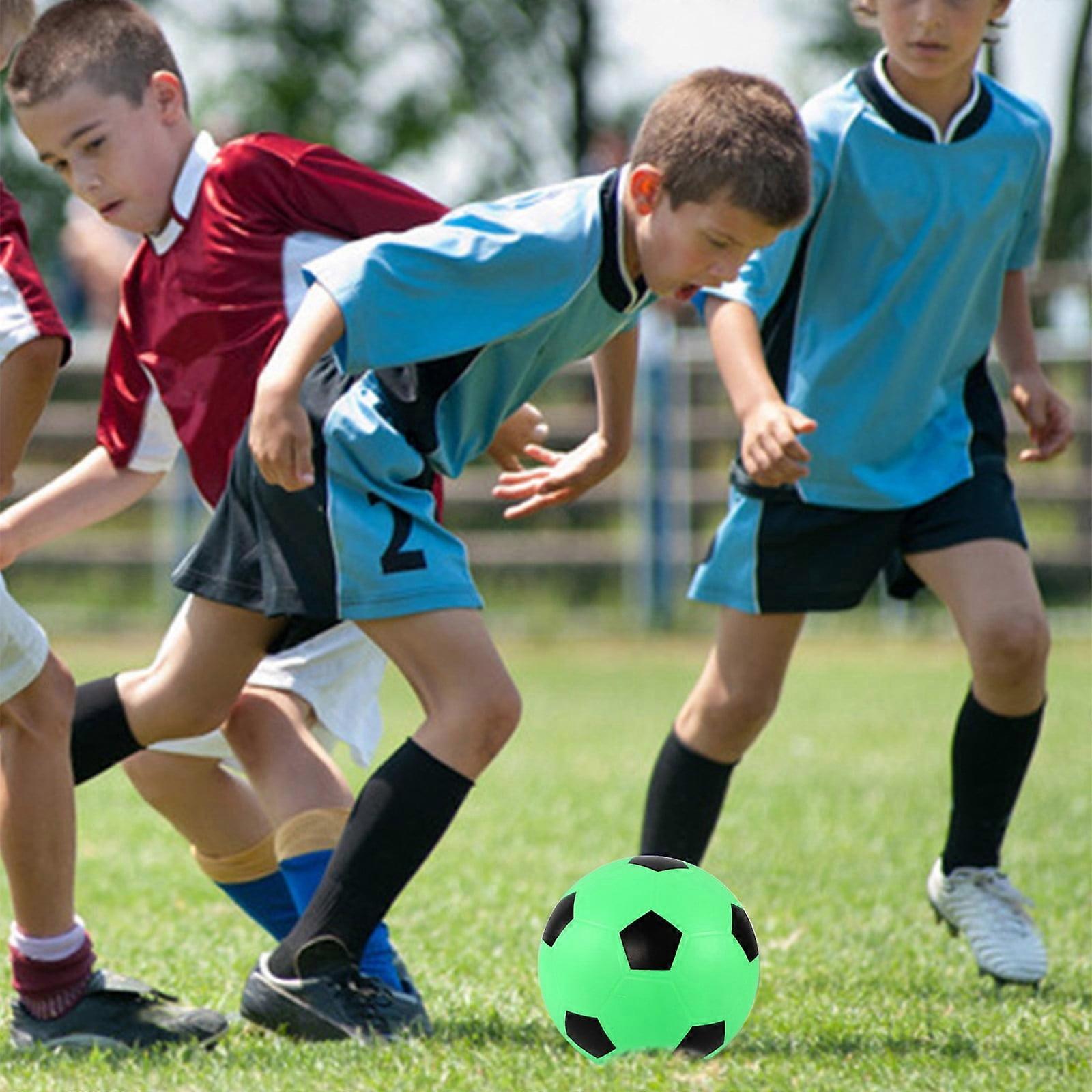 Jacenvly Toys for Boys 3-6 Years, Compatible with Home Practice, Silent Soccer Ball, Lightweight Inflatable Training Ball