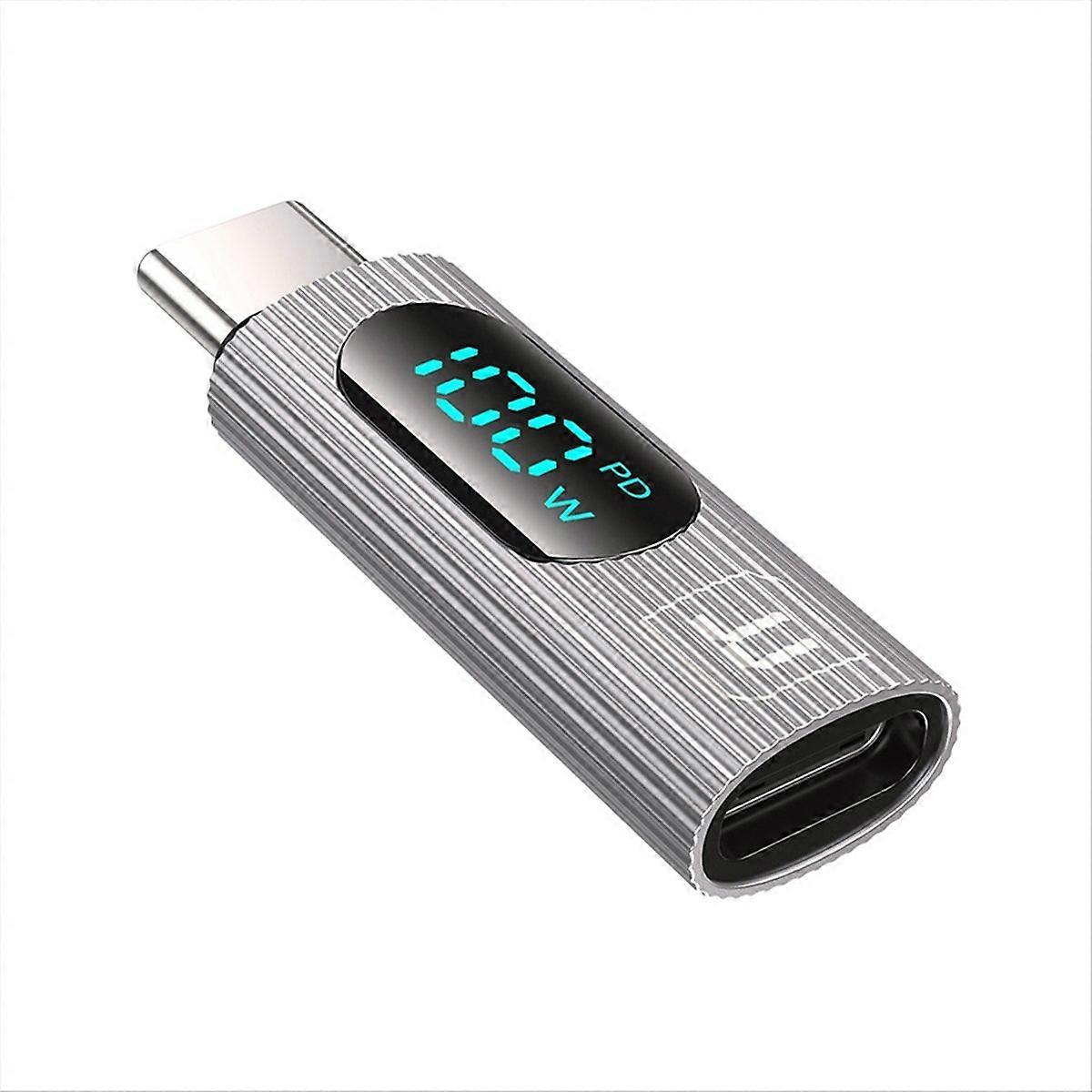 TOOCKI USB C Adapter for MacBook,IPad Pro,IPhone 15 Silver