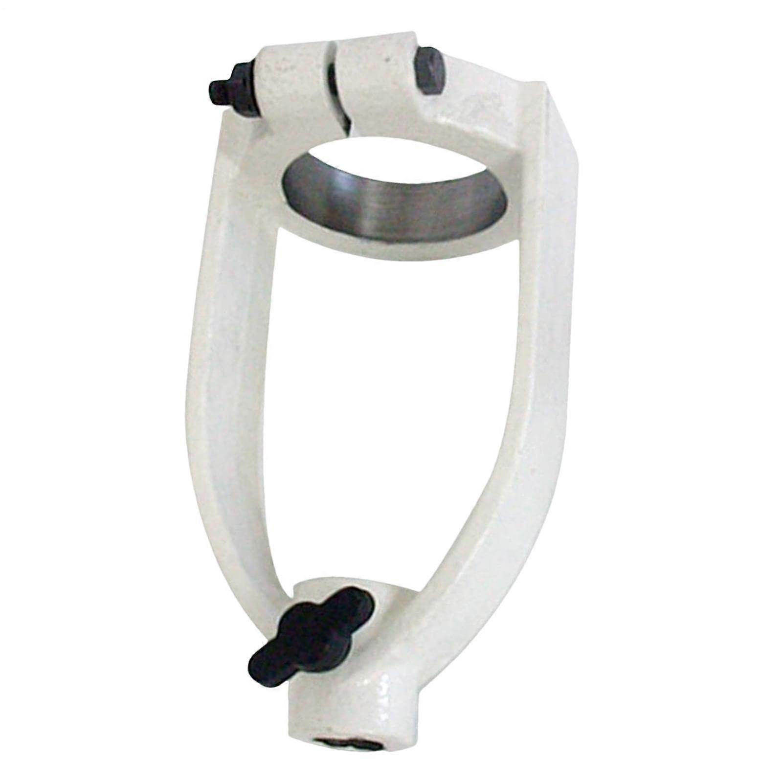 Square Hole Drilling Adapter Bracket Stainless Steel No Slip Fixing Bracket Easy Install For Bench Drills And Accessories White