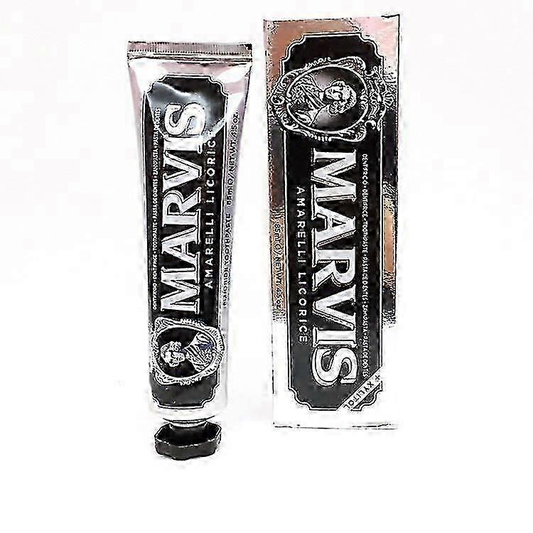 משחת שיניים מנטה איטלקית 85 מ"ל, לבנה במיוחד, מטהר נשימה, משחת שיניים מלבינה, משחת שיניים סגולה, משחת שיניים להלבנת שיניים