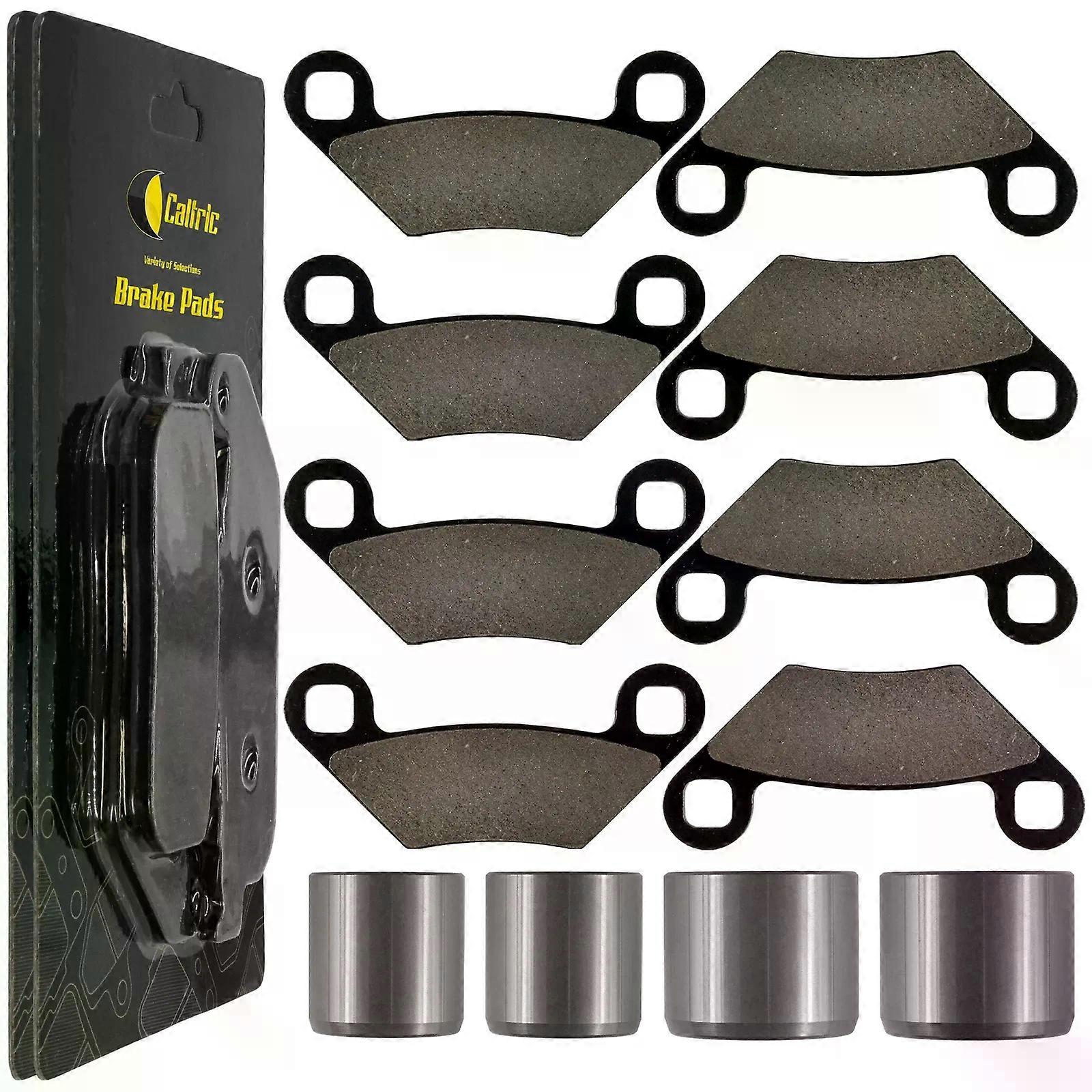 Front Rear Brake Caliper Piston W/Pads For Polaris Scrambler 850 2013 2014-2018 NO.93154