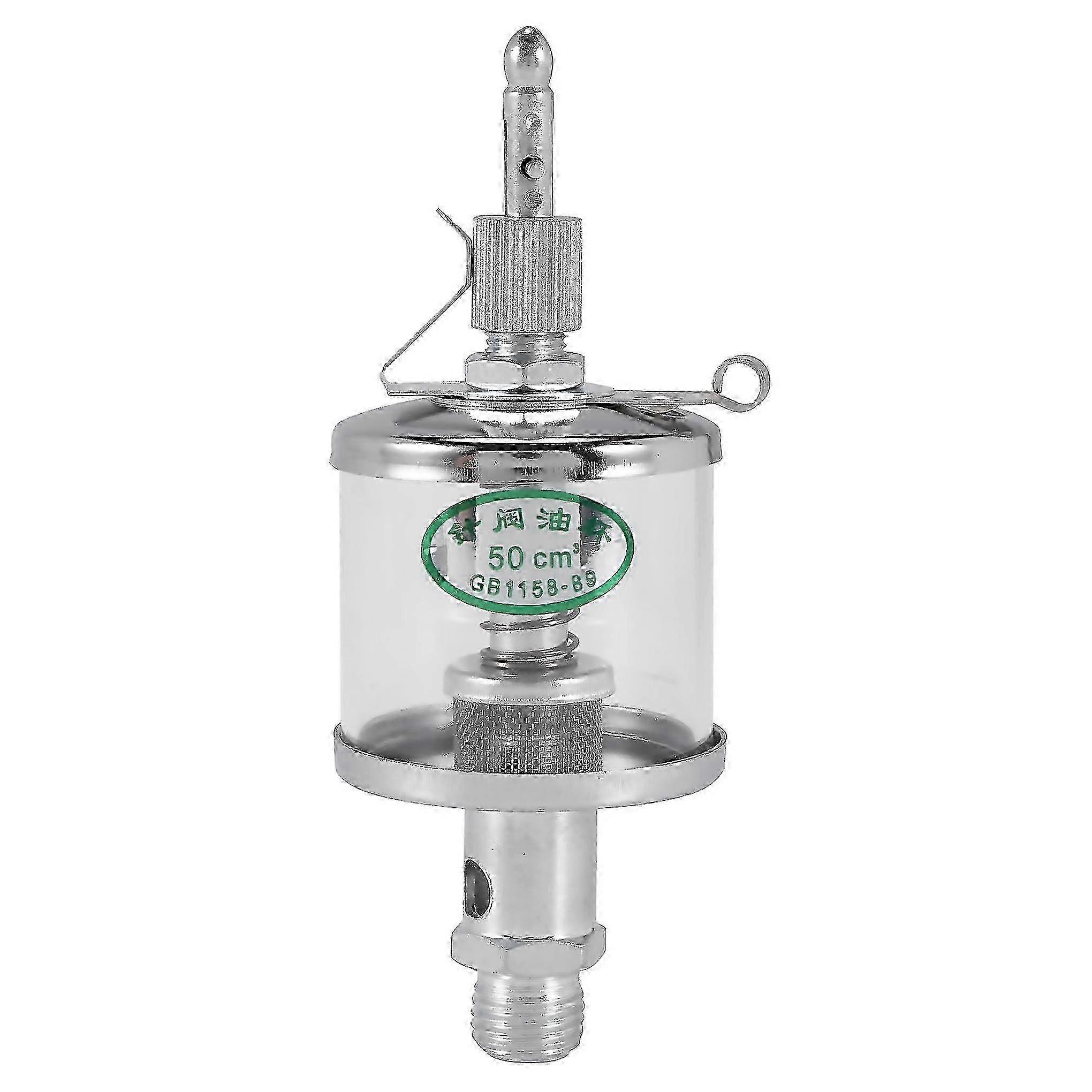 For 50ml Engine Machine Lubricator Oil Drip Feed Oiler Clearsilver