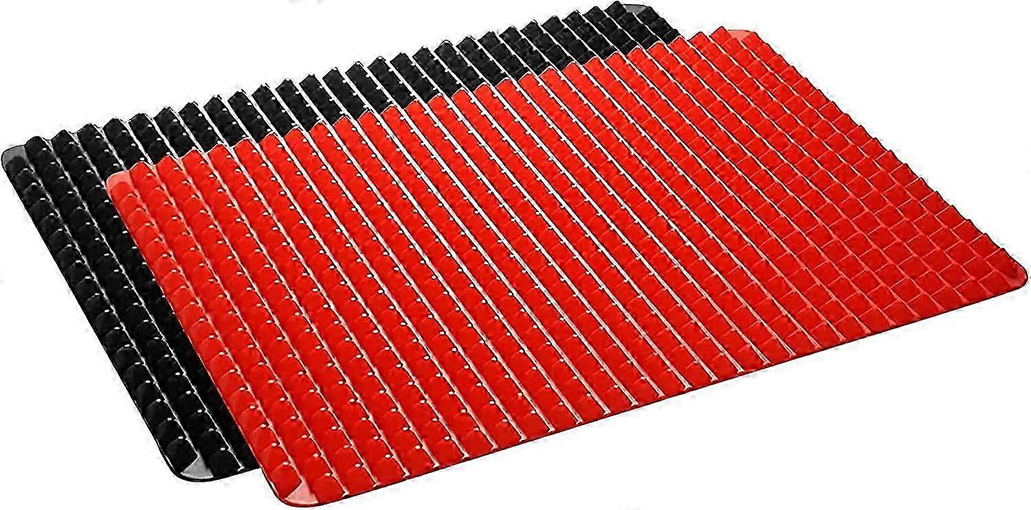 Non-Stick Pyramid Pan, Easy Storage Silicone Baking Mat For Hassle-Free Cooking, 2 Pack Multifunctional Mat With Temperature Tolerance Feature