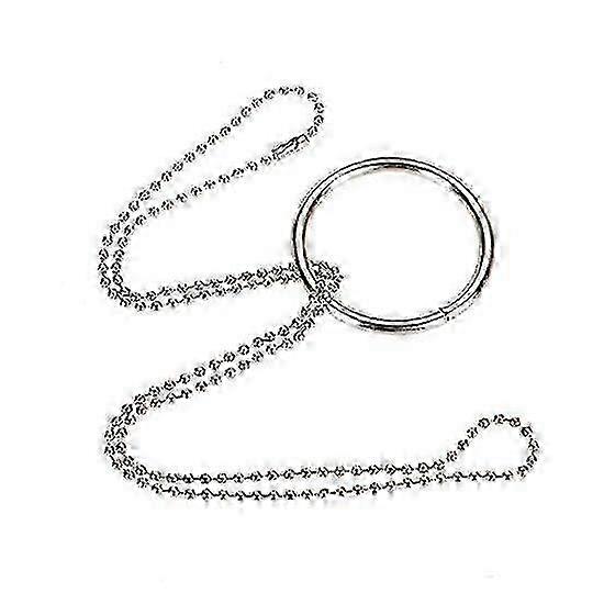 Metal Knot Ring Necklace Trick Props