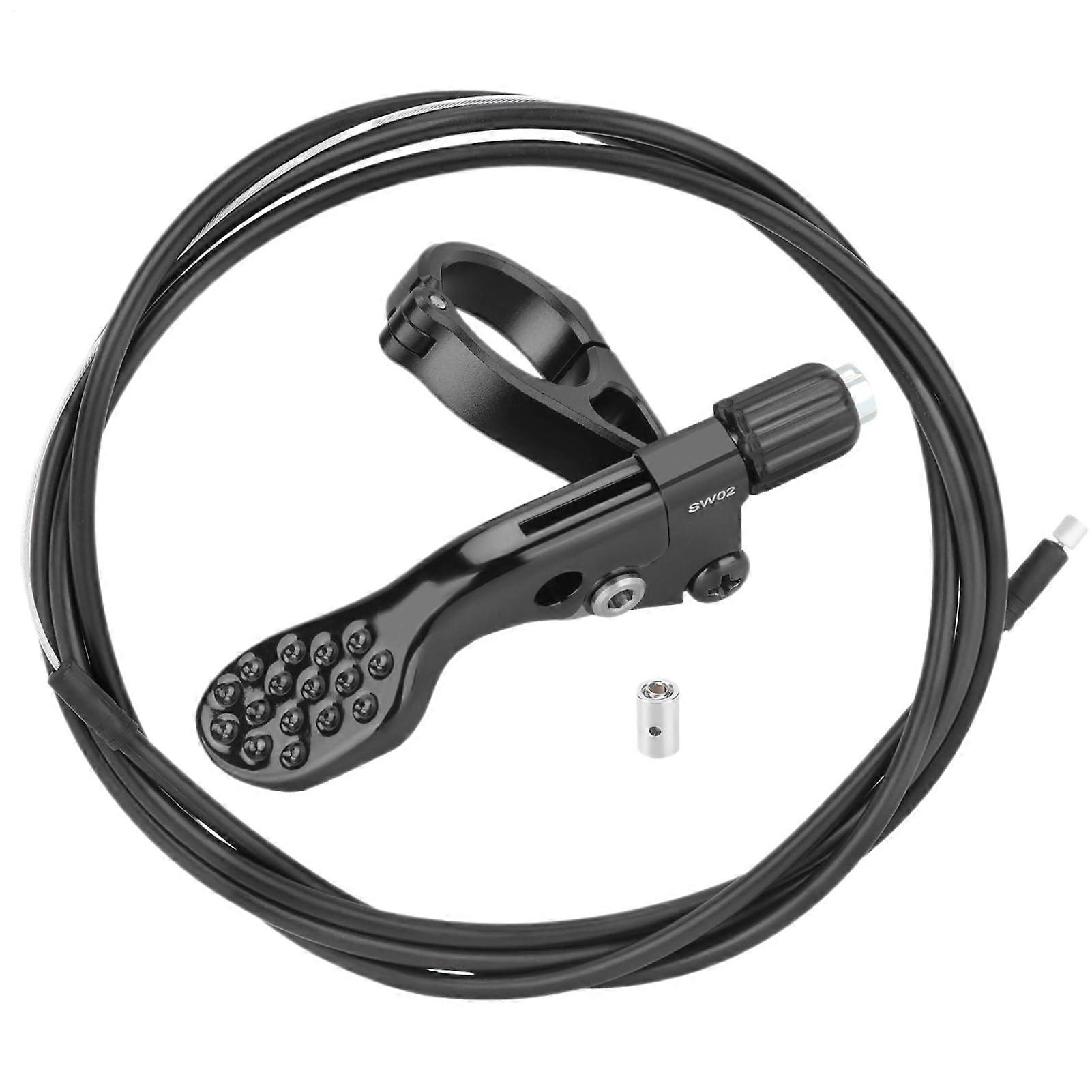 Dropper Post Mountain Bike Remote Lever Shifter Height Adjustable Seatpost Remote Controller Black