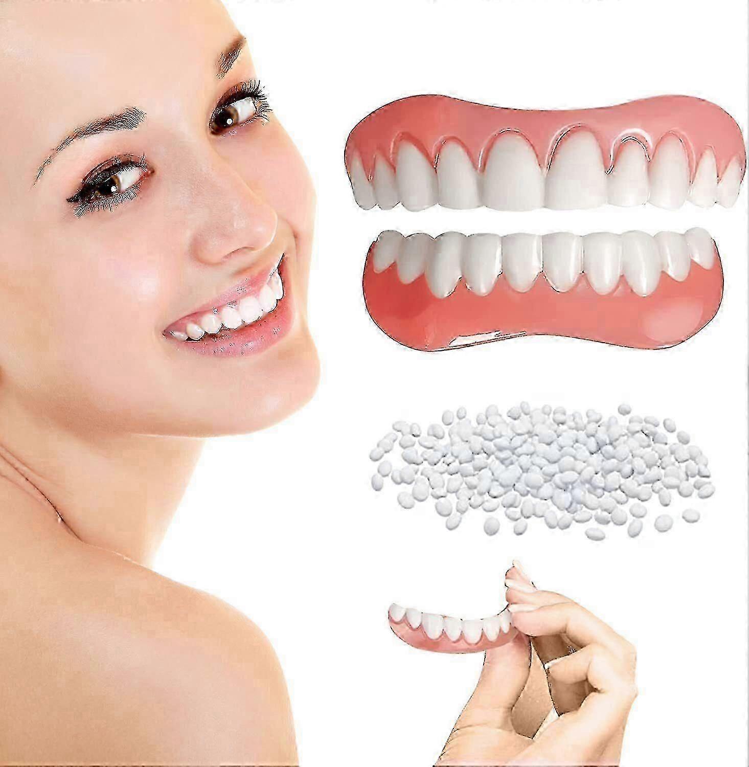 2 Sets Of Dentures, Upper And Lower Dentures, Natural And Comfortable, Protect Teeth And Regain Self-confidence And Smile