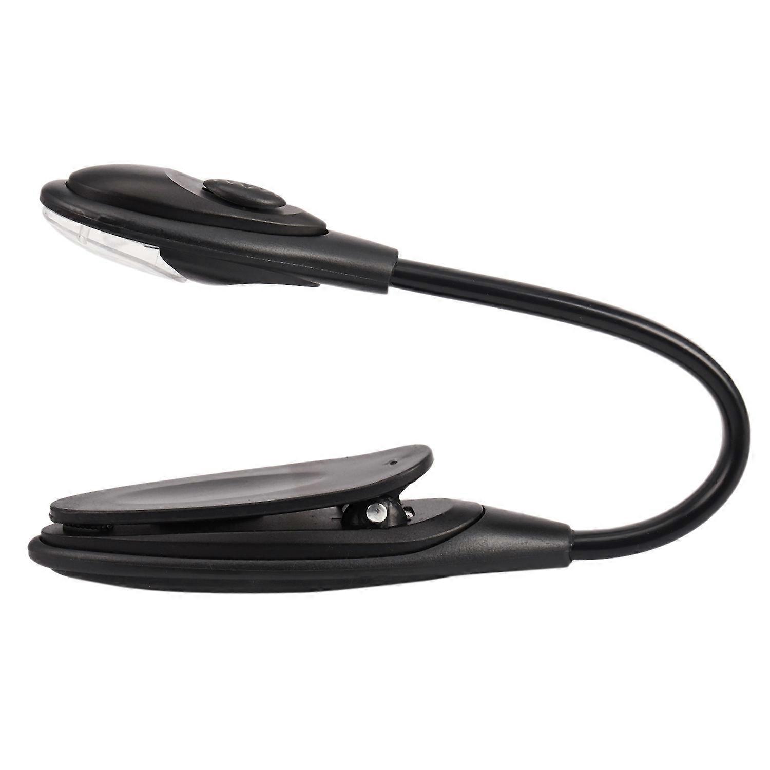 Mini Flexible Clip-on Bright Booklight LED Travel Book Reading Lamp White Light book holder small ta