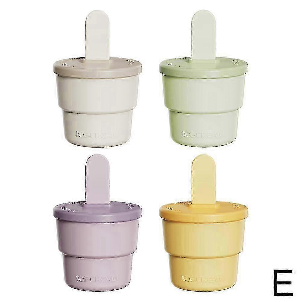 Ice Cream Container Food Storage Container Yogurt Bottle with Lid for Home Party
