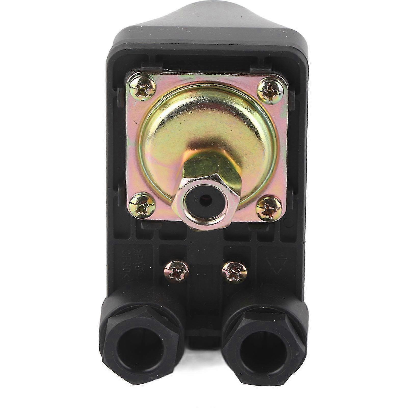 Water pump control switch for automatic pressure display