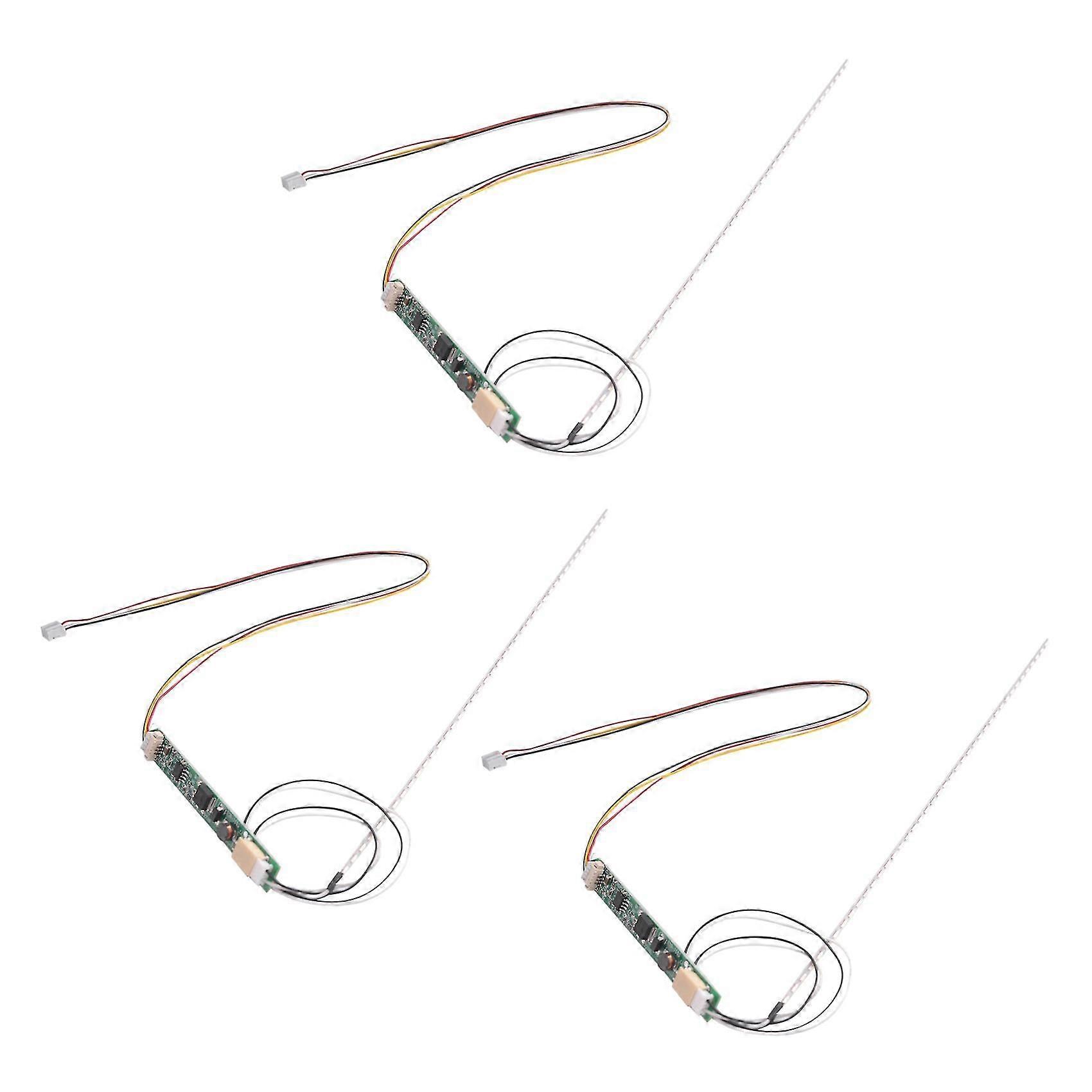 3x 220mm LEDバックライトストリップキットアップデート10.4インチCCFL液晶画面をモニターに