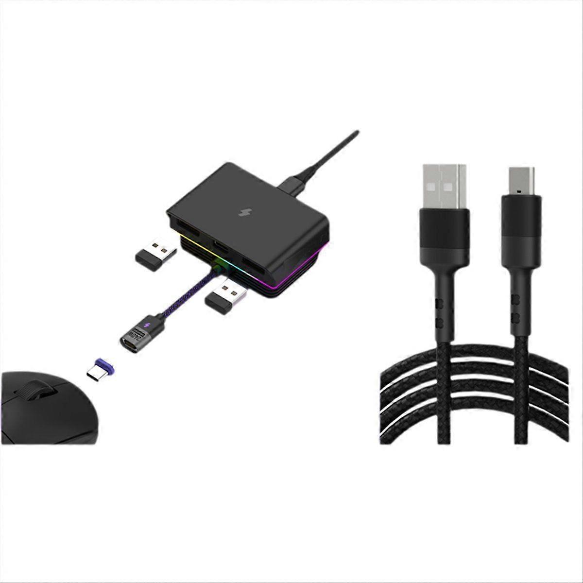 RGB Mouse Magnetic Charge Dock for PRO X 2 MX Master 3S 3 Anywhere VGN VXE R1 Max AJ199 A