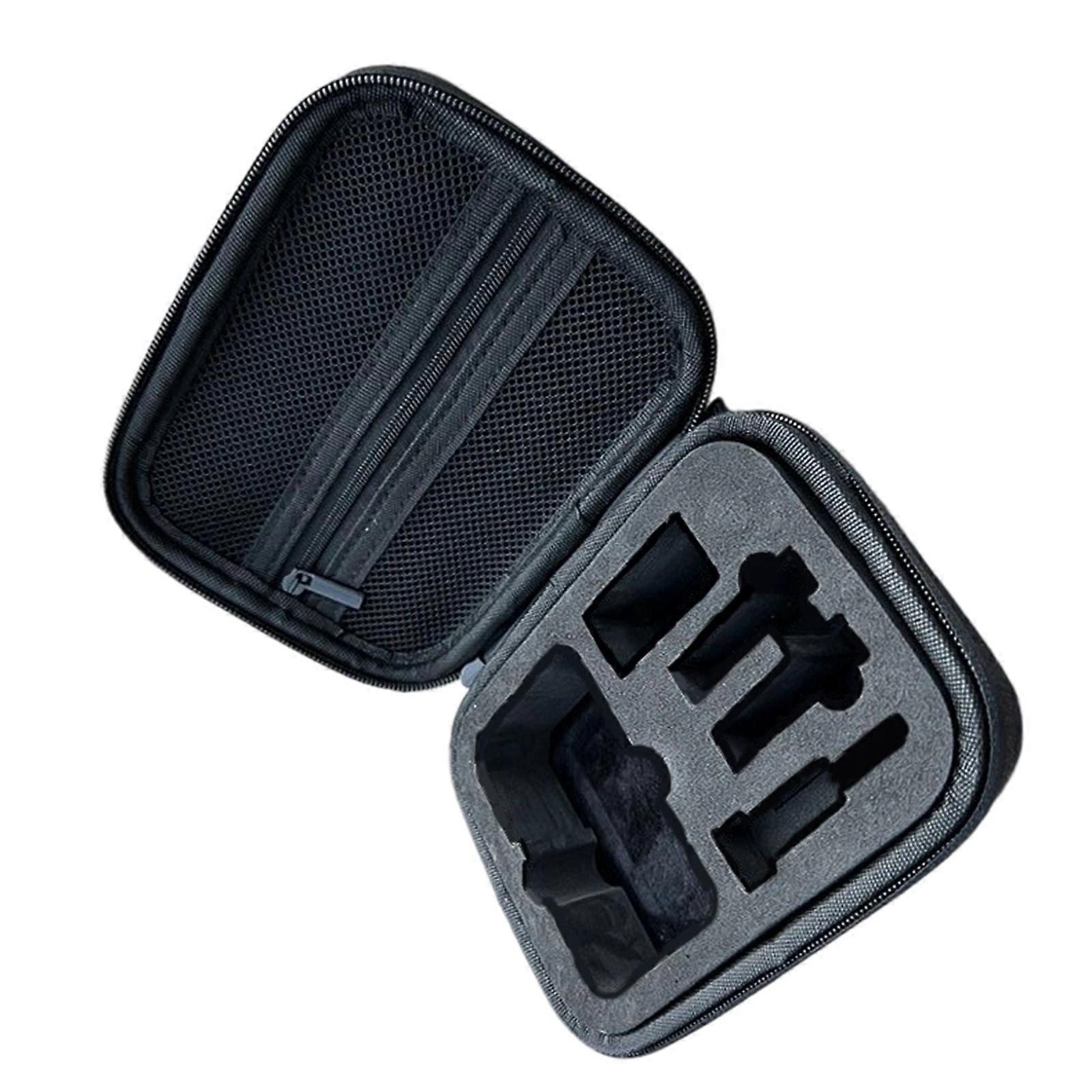 Impact Resistant Hard Case for Action5pro/4/3 Camera Bag Box with Meshes Pockets to Safeguards Lens Batteries and Cables Multicolor