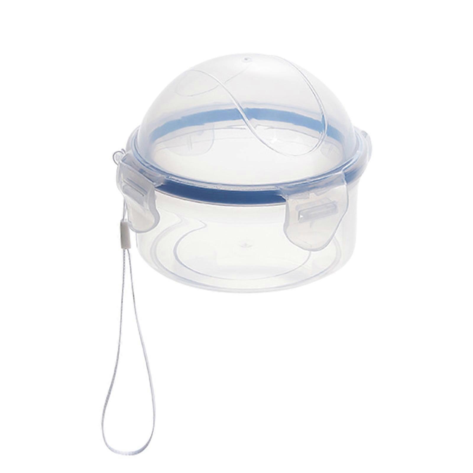 VOSS Food Storage Containers Plastic Food Grade Dry Storage Container Round Container Bowl With Airtight Lid