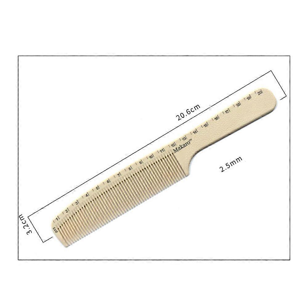 Hair Tools Ruler Comb Plastic Salon Clear Scale Barber Comb Styling Combs Laser
