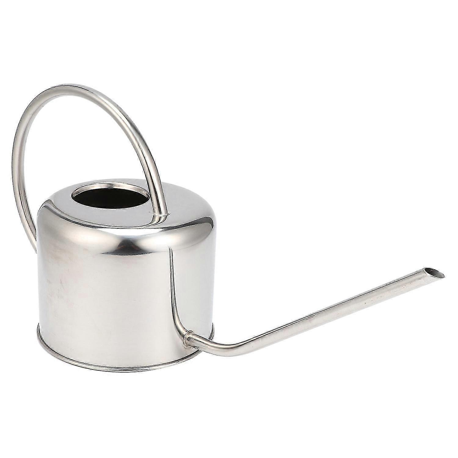 إبريق ري للحدائق على الطراز الأوروبي مصنوع من الفولاذ المقاوم للصدأ بسعة 900 مل، وعاء استحمام منزلي، وعاء ري صغير