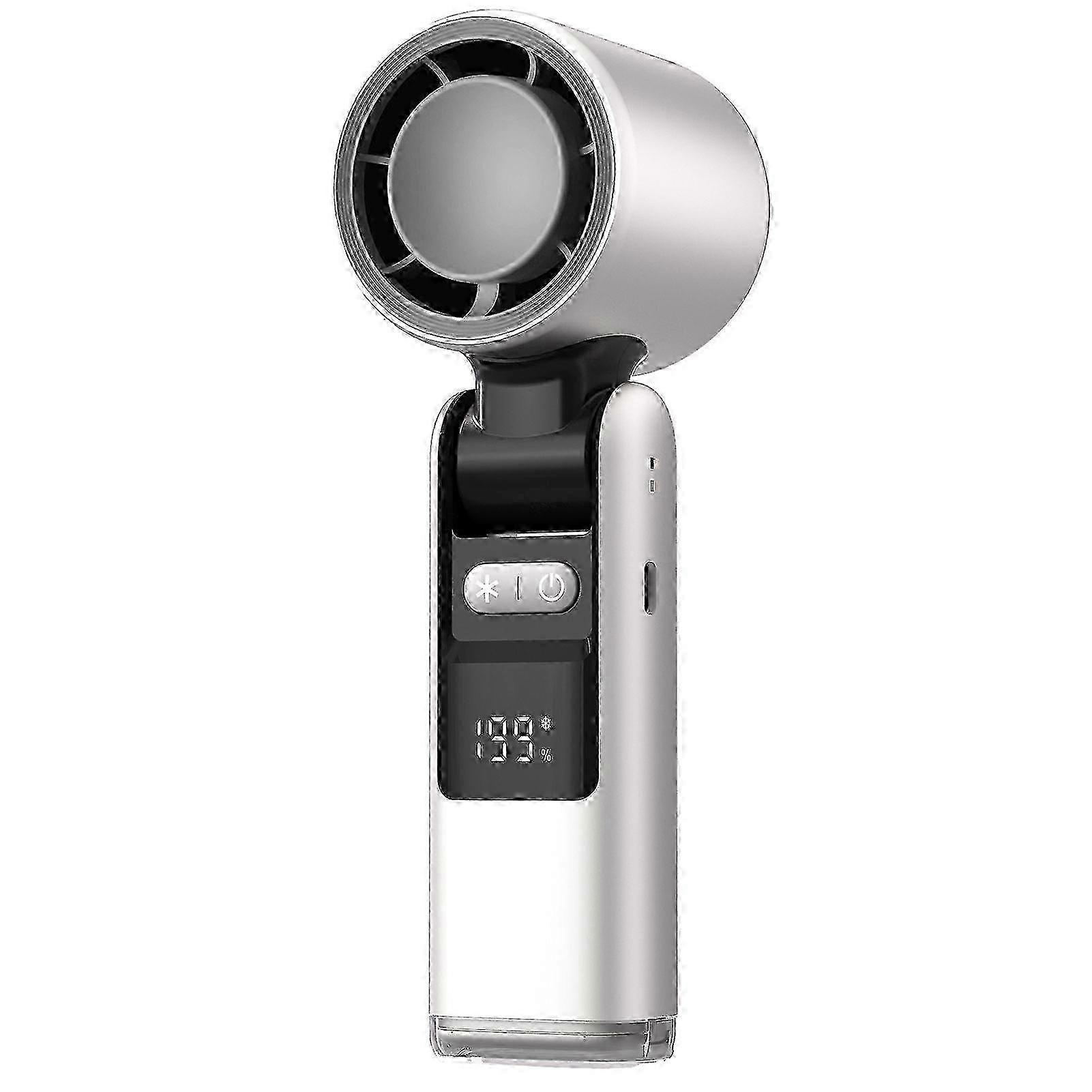 Portable Mini Turbos Fan 1-199 Speed Adjustables Low Noise Cold Fan for Men Women