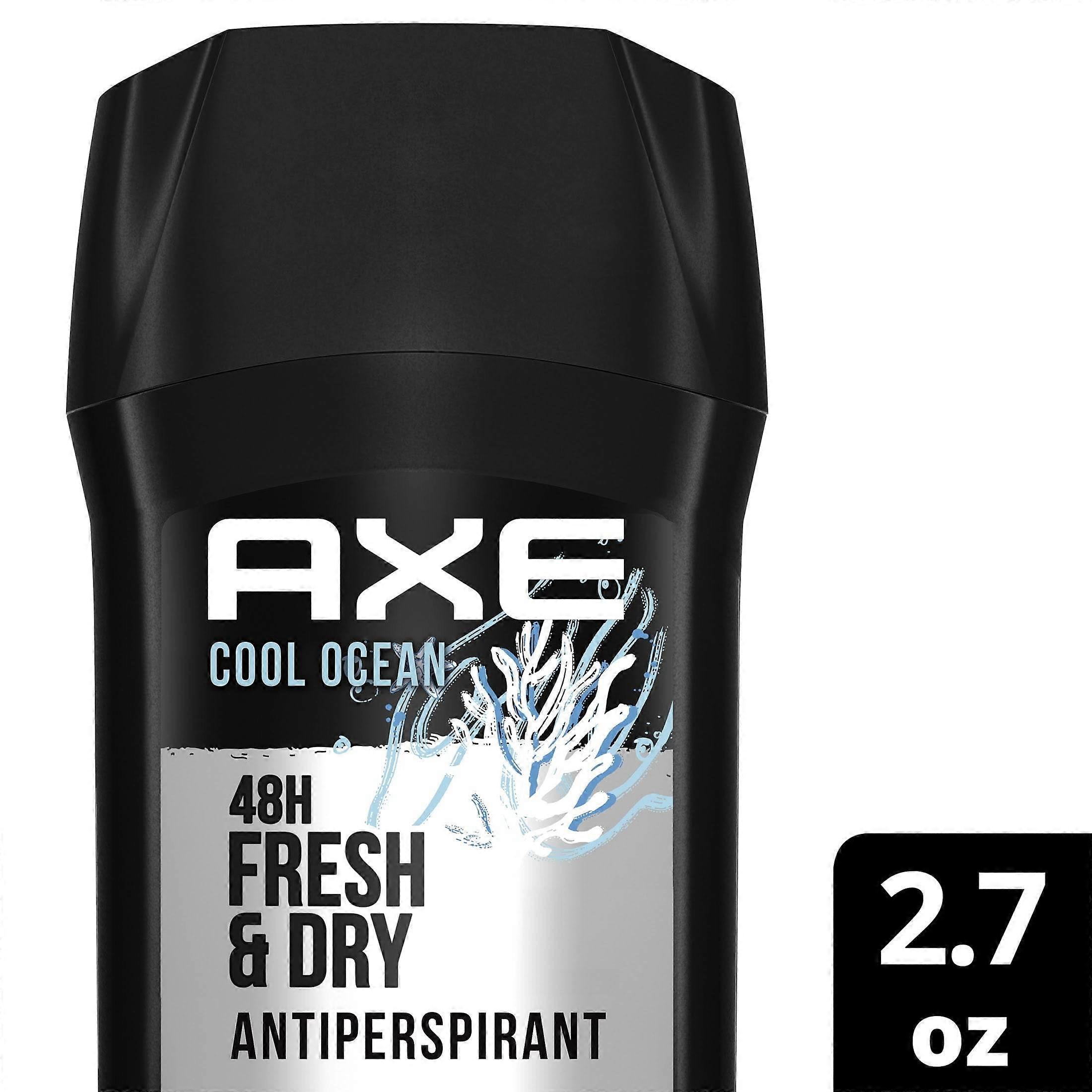 Axe Dual Action Deodorant Stick, Cool Ocean, 2.7 Oz
