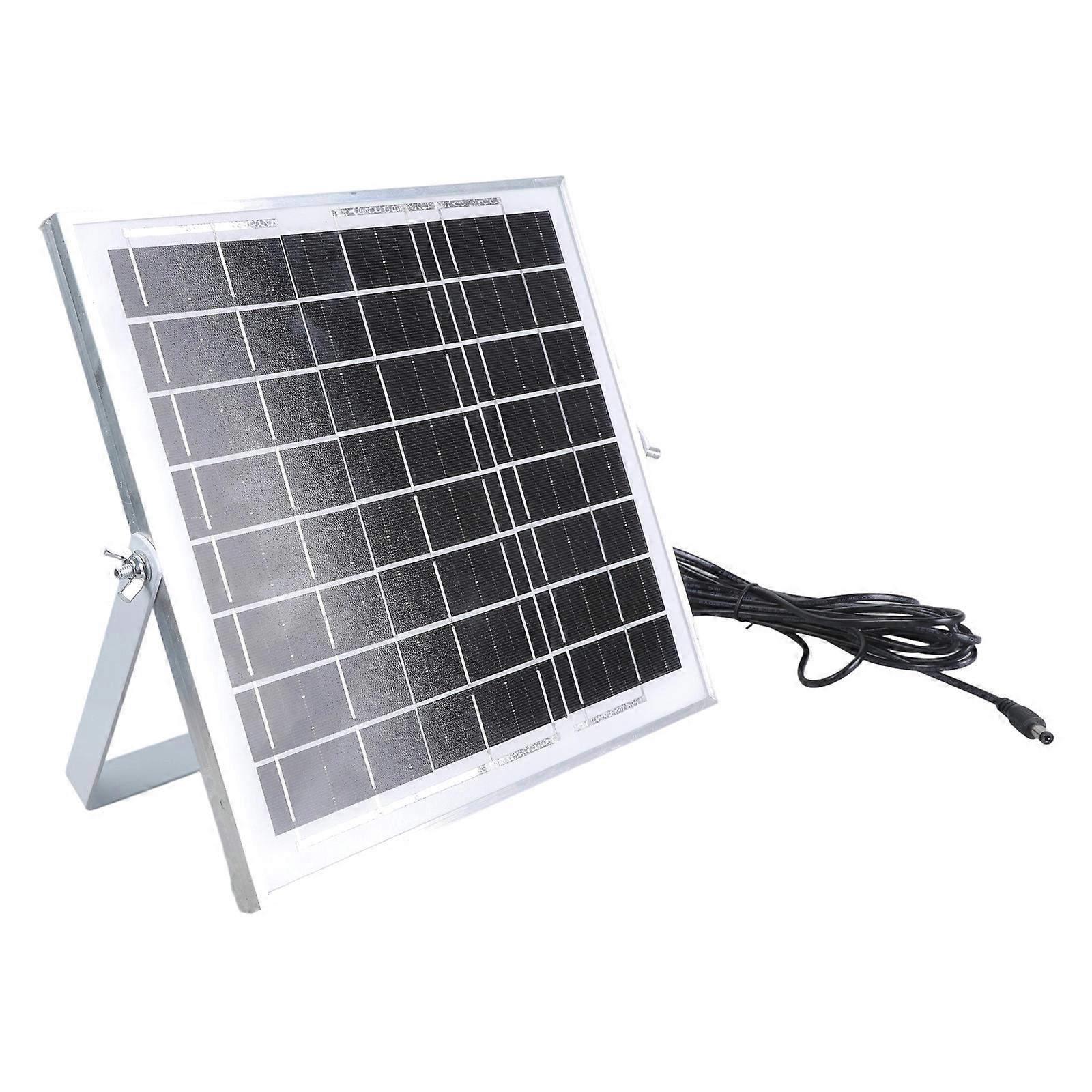 12V 0.66A Solar Panel Charging Adapters With 15.60ft Cord Standard 5.2x2.1mm Port for Ventilation Systems Security Cameras Charging Adapters