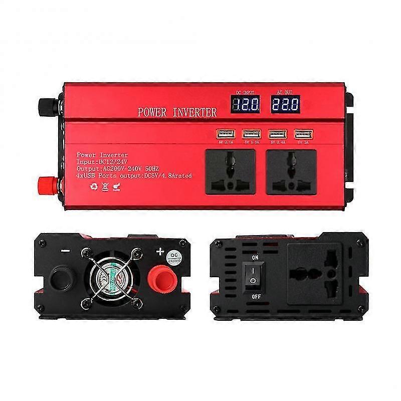 4000/6000/3000w Pure Sine Wave Inverter DC12V/24V to AC 220V MultifunctionalUniversal