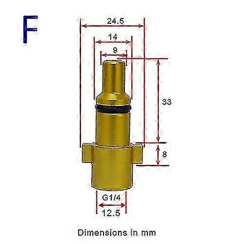 High Pressure Washer Gun with Bayonet Connector and Snow Foam Nozzle Adapter for Karcher, Bort, Nilfisk, Bosch, Lavor