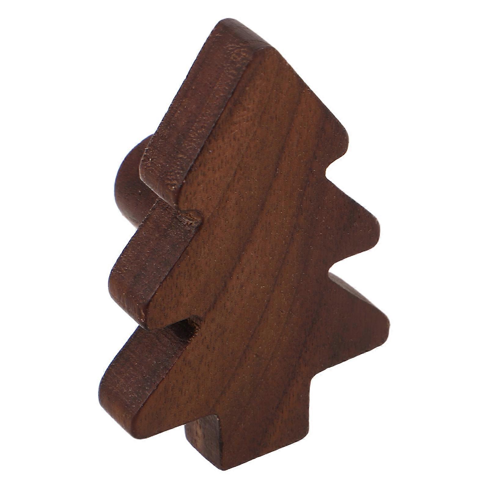 Christmas Tree Wood Knobs for Dresser Drawer Pull Handles 3Pcs