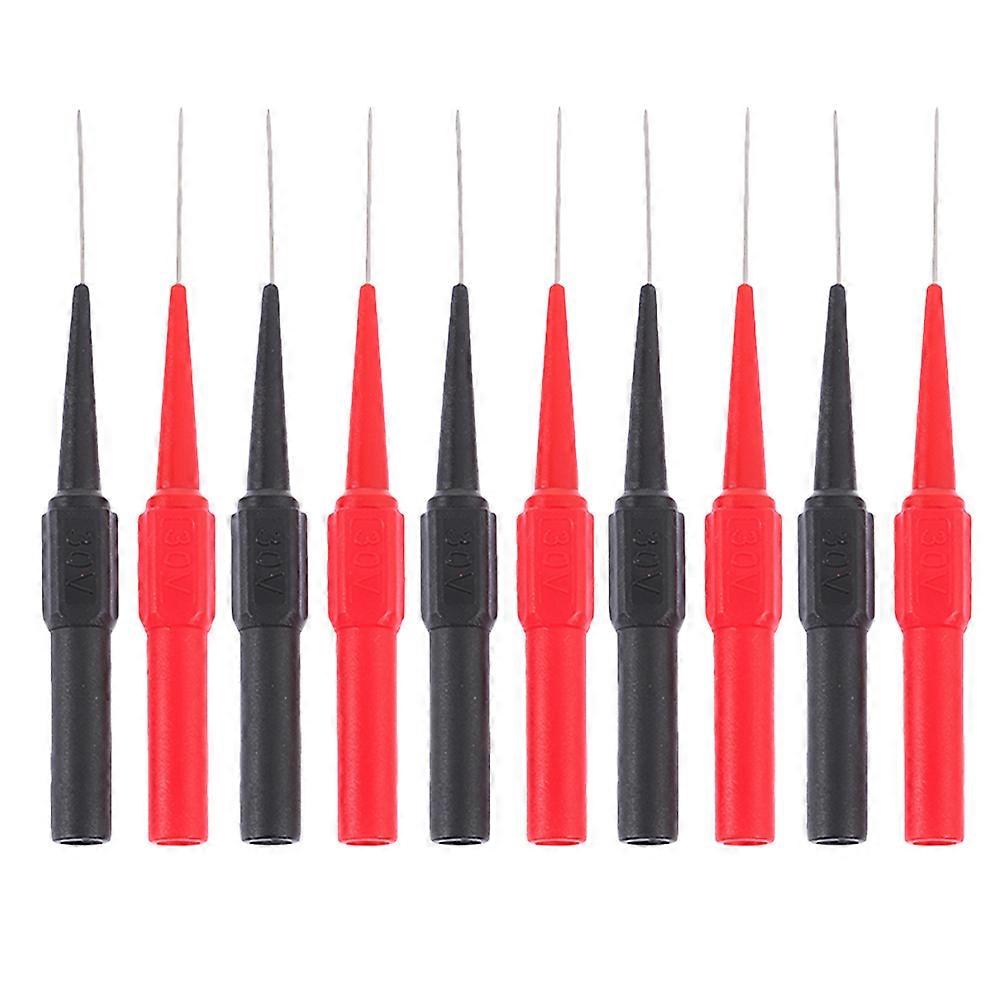 Wire Piercing Probe Test Needle for Multimeter 10Pcs Automotive Tool
