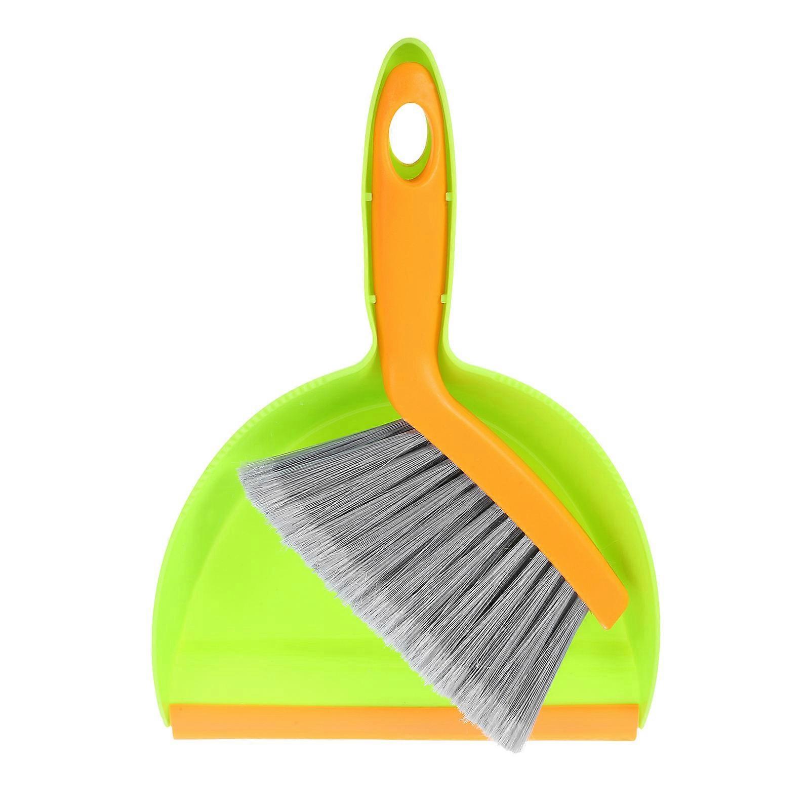 Mini Broom and Dustpan Set for Desktop Cleaning 1Set Plastic Home Use