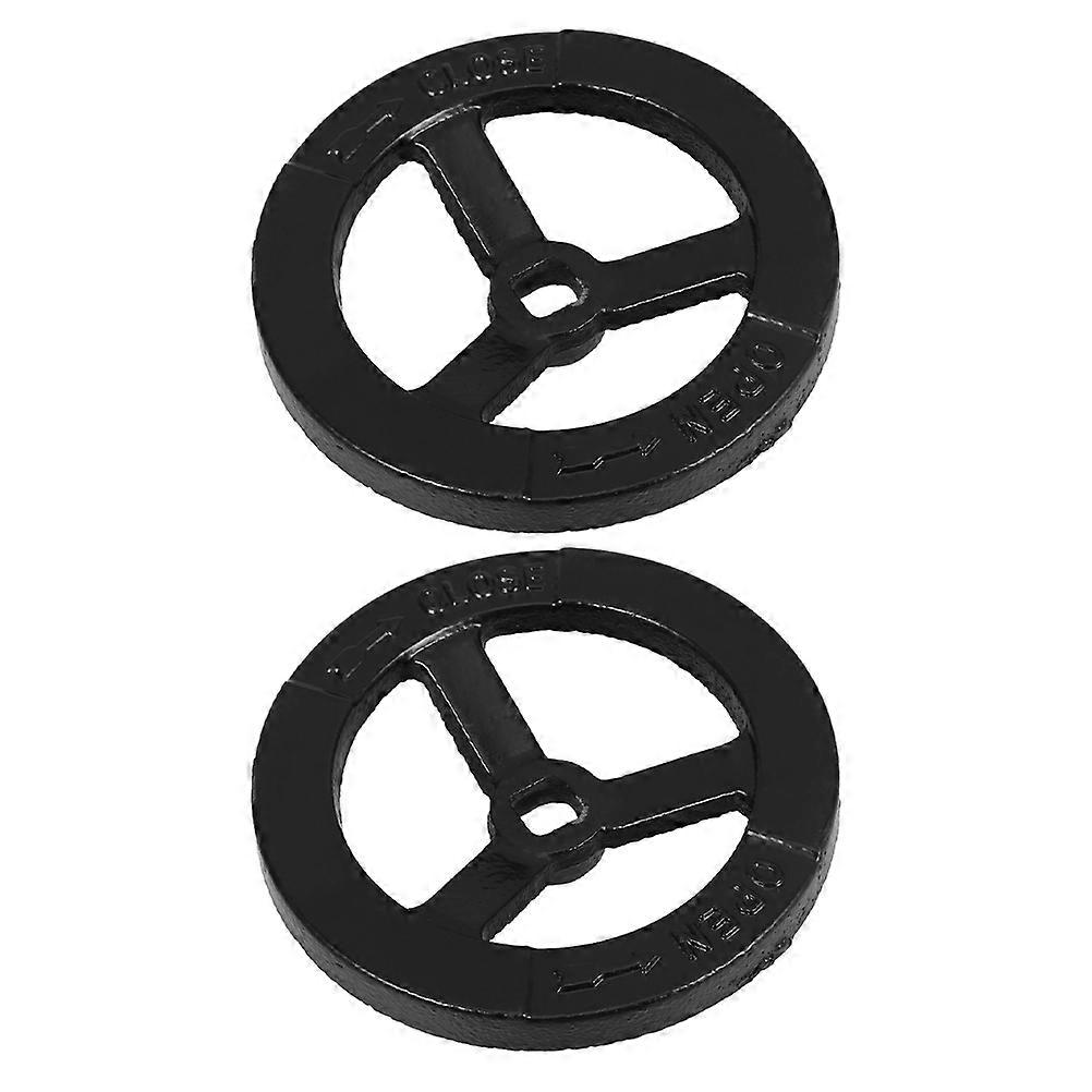 Indoor Fire Hydrant Handwheel for Industrial Use 2Pcs Iron Directional