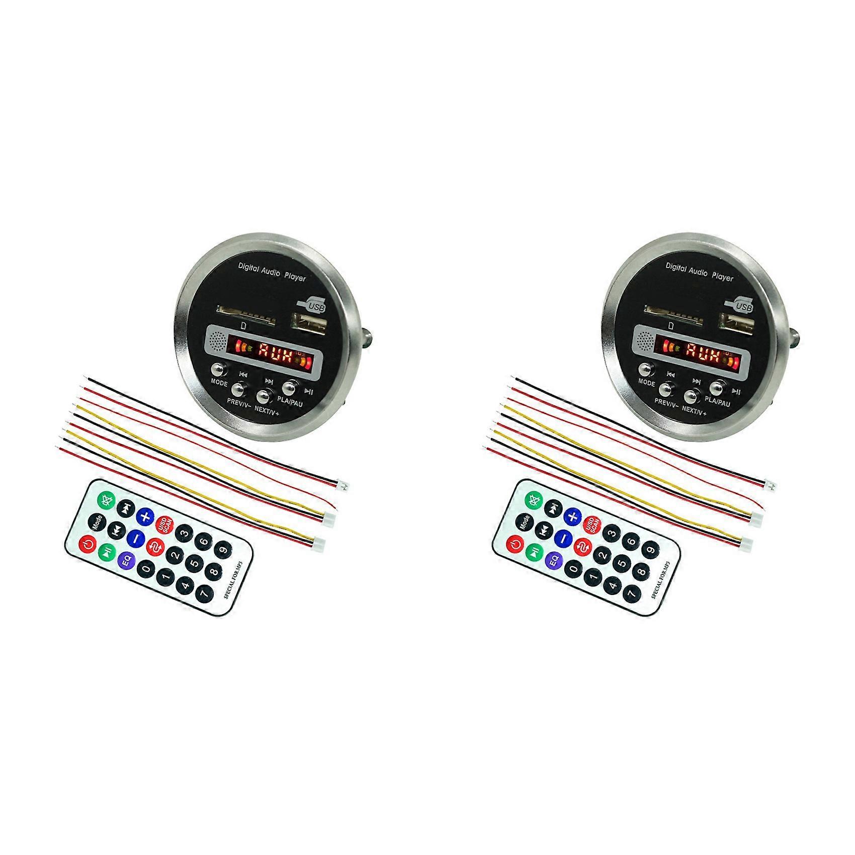 2X JQ-D122BT with Bluetooth Amplifier MP3 Decoder Board Bluetooth 5.0 Car MP3 Player USB FM Decoder Board