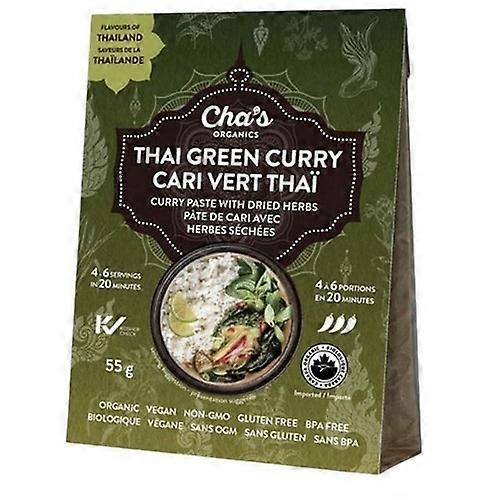 Chas Organics Organic Thai Green Curry Paste, 55 Grams (Case Of 6)