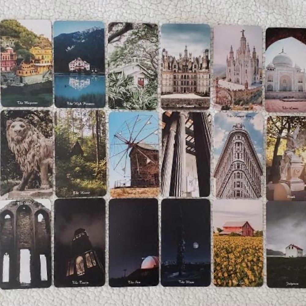 Tarot of Architectural Objects (78 sheets, 12*7cm, Rider series)