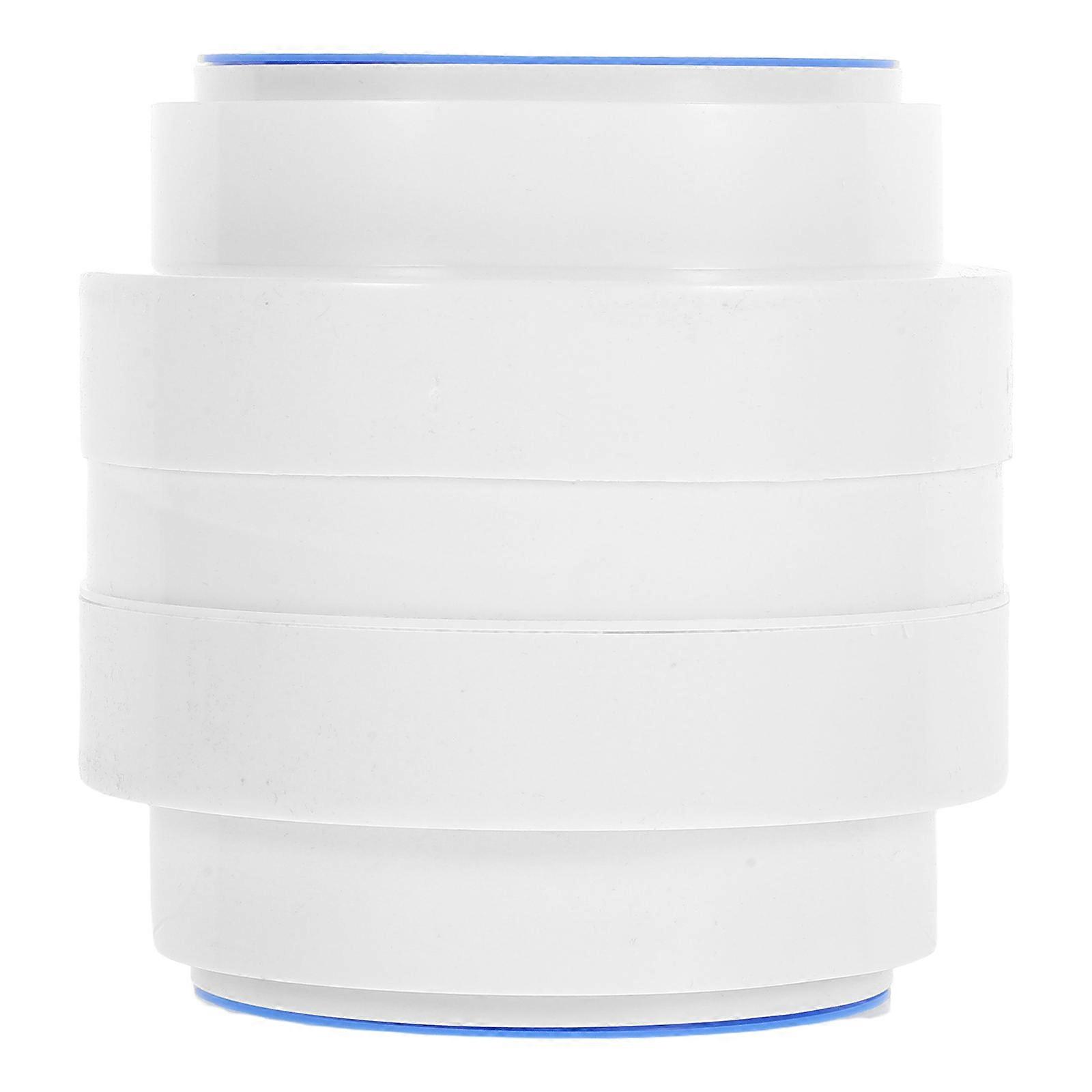 Kitchen Ventilation Valve Dual Flap for Range Hood White Plastic